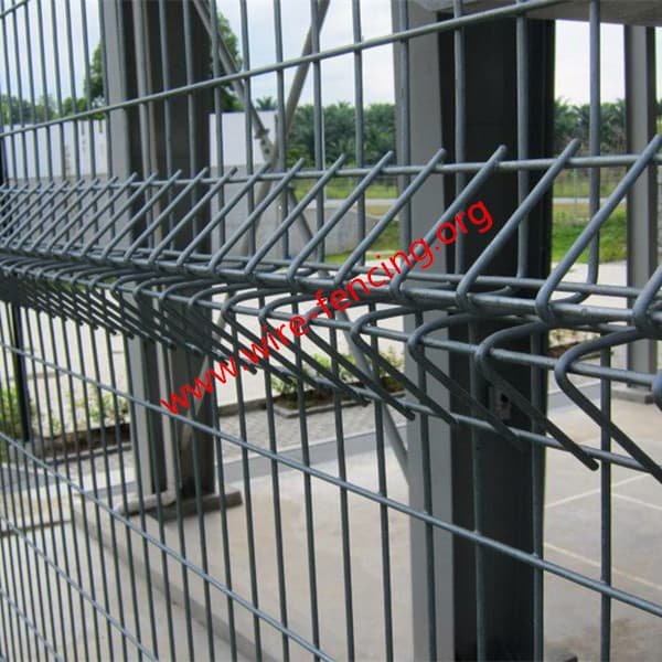 top roll steel fence